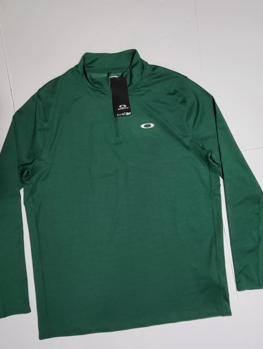 (#AA) Oakley Men's Long Sleeve 1/4 Zip Pullover - Forest Green